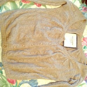 Abercrombie mid length sweater medium size taupe