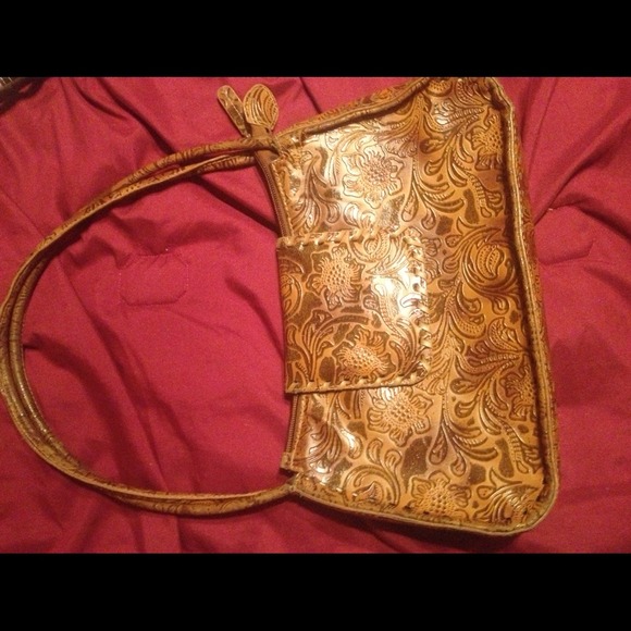 Bronzed purse