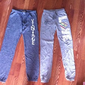🚫TRADED🚫like new, lot 2 fitted sweatpants small