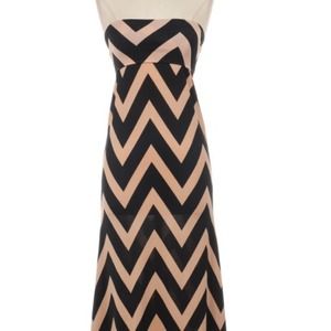Zigzag maxi dress