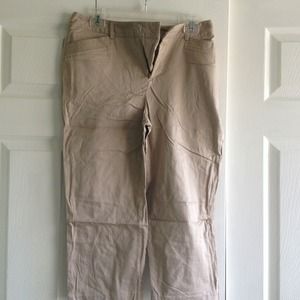 Stretch khaki capris 8