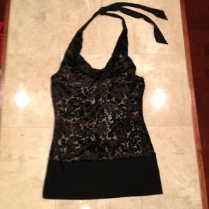 White House black market halter top