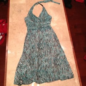 Evan-Picone halter dress