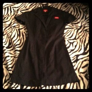 Dickies striped short black dress