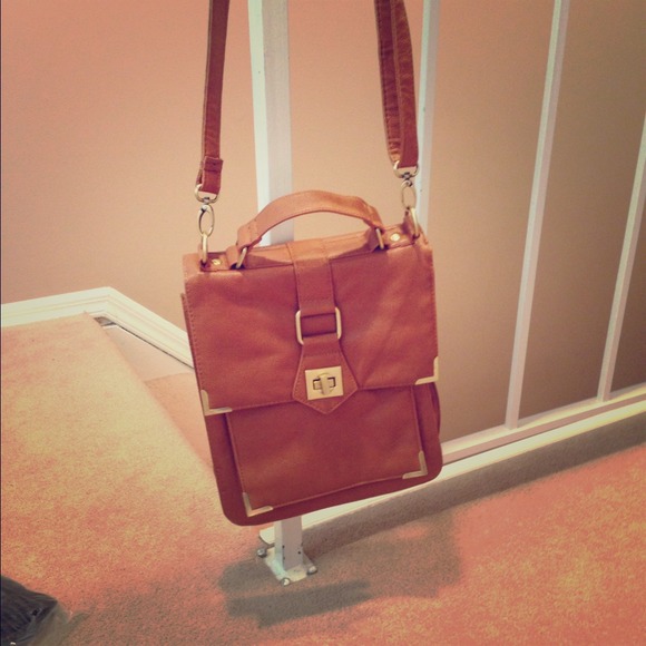 Sold! Brown leather crossbody