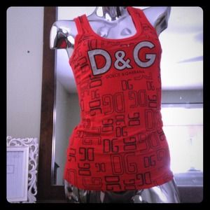 Dolce & Gabbana red tank