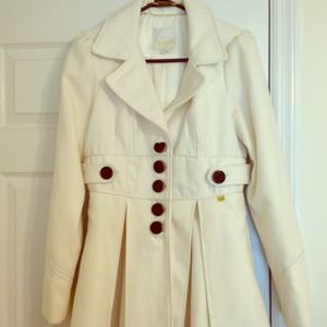 XOXO - Cream Coat - worn maybe 2x