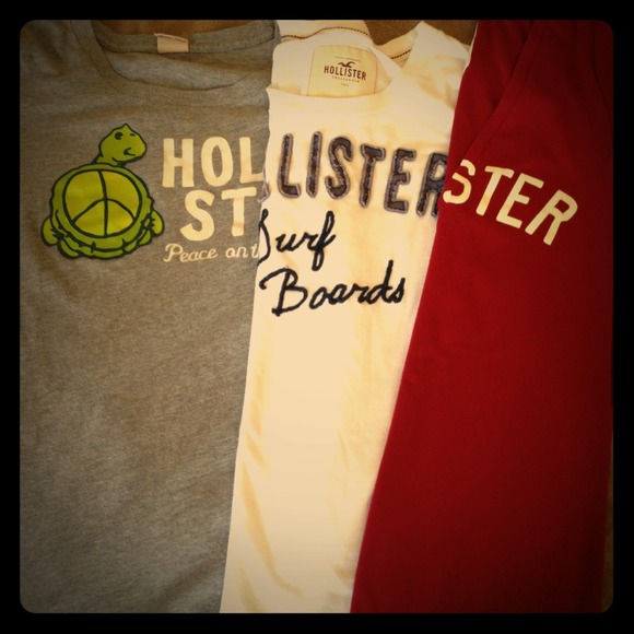 Hollister t-shirt bundle