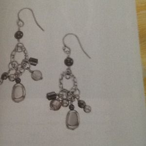 Hailstorm earrings 2 1/4" length