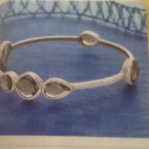 Glass & .925 SS bangle