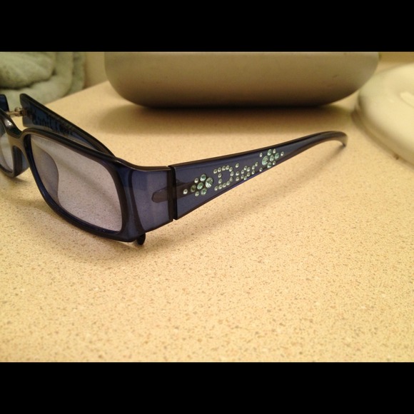 Blue Dior sunglasses