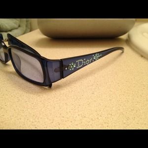 Blue Dior sunglasses