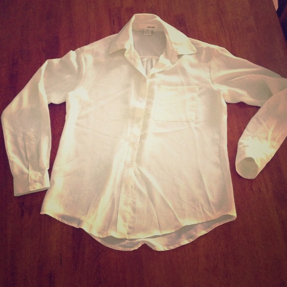RESERVED Cream color blouse, new without tags