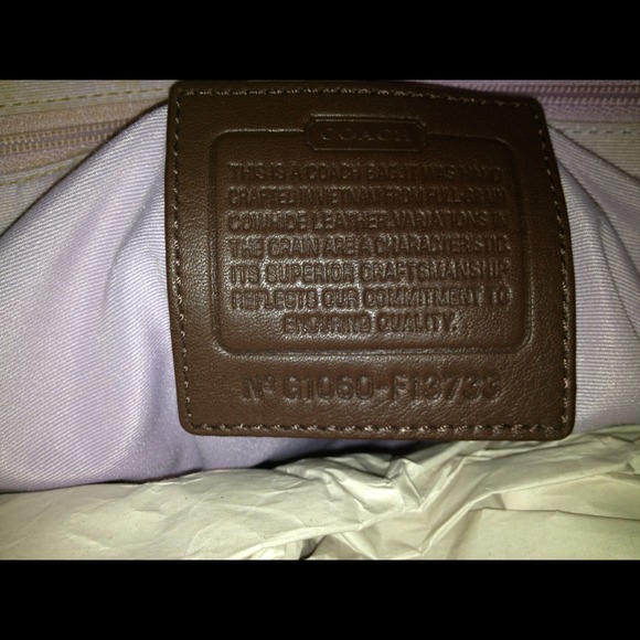 Authentic leather coach bag - Picture 2 of 2