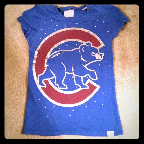 Chicago cubs shirt with BLING! 💎💎💎