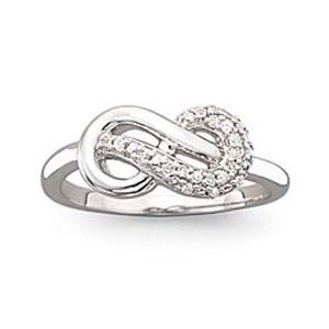 Very Cute Diamond Infinity Ring