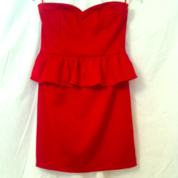Red Skull and Crossbones Party Dress
