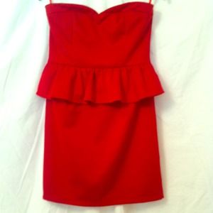 Red Skull and Crossbones Party Dress