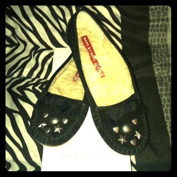 💥Reduced💥Marc Jacobs Black Leather Moccasins