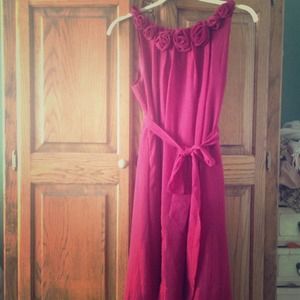Fuschia pink Nicole dress