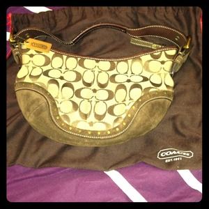 Coach signature handbag