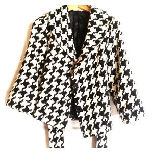 Herringbone knit jacket