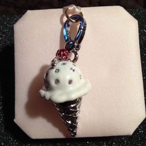 Authentic Juicy Couture Ice Cream Cone Charm
