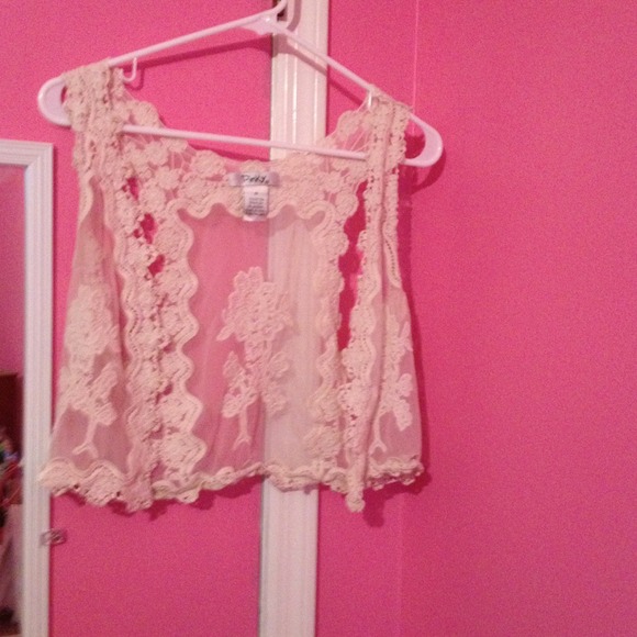 Cute lace vest
