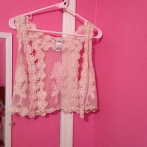 Cute lace vest