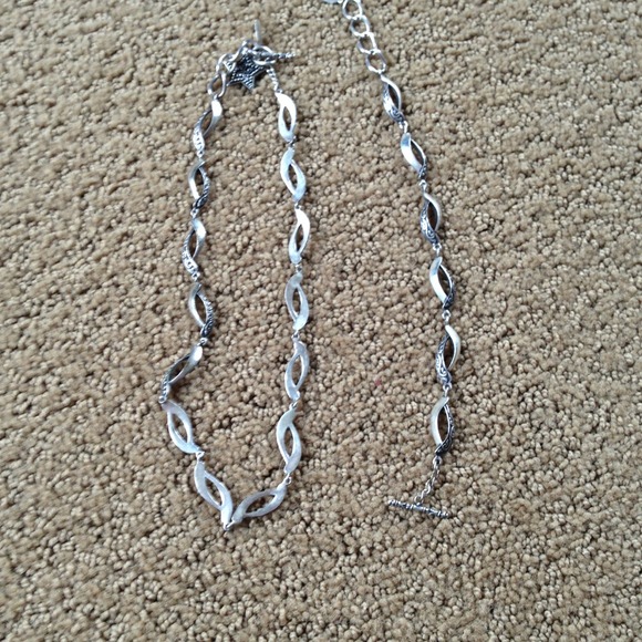 Tres Jolie Sterling Silver Necklace and Bracelet