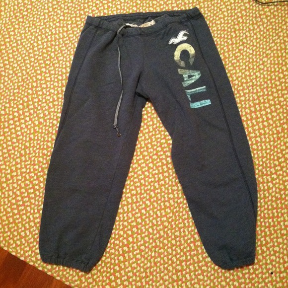Hollister baggy sweat capris