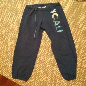 Hollister baggy sweat capris