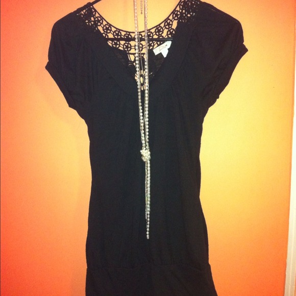 Black Lace Top