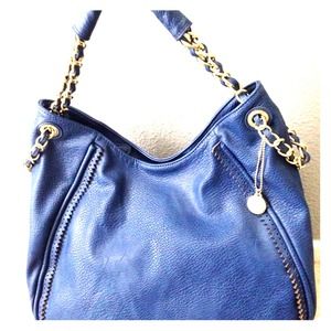 Blue Big Buddha Handbag