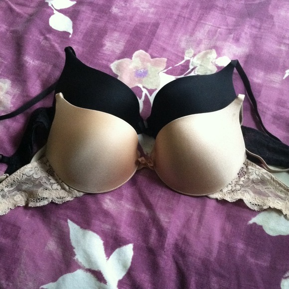 Two Victoria's Secret Angels bras