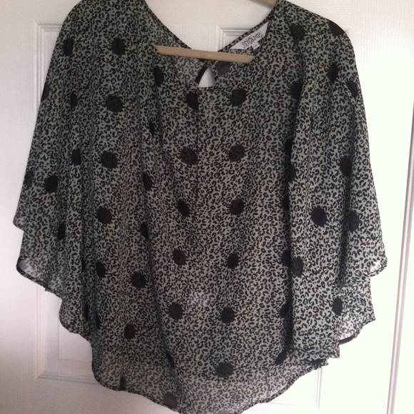 Leopard Batwing top
