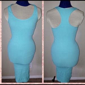 Marciano Baby Blue Racerback Bodycon Dress XS/S