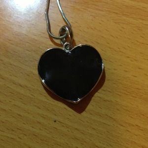 Black Heart Necklace