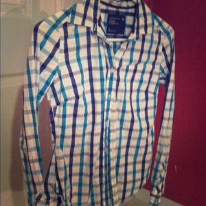 American Eagle Button Down Blouse