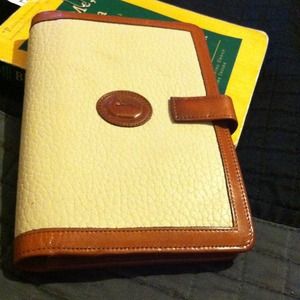 SOLD Dooney & Bourke All Weather Leather organizer