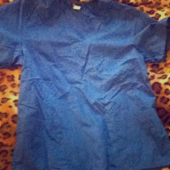 Navy blue nurses scrubs