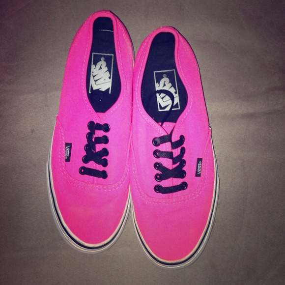 Bright Pink Vans