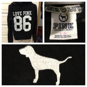 🔵Victoria secret full zip hoodie🔵