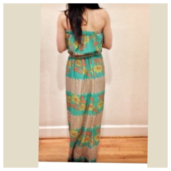 Lovely print maxi tube dress - Picture 3 of 4