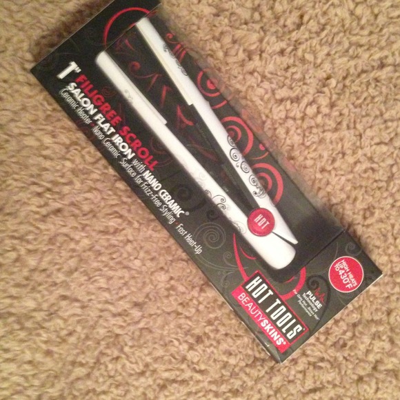 Hot tools flat iron - scroll design!!