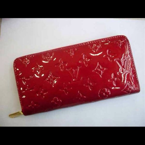 Inspired LV Red Wallet