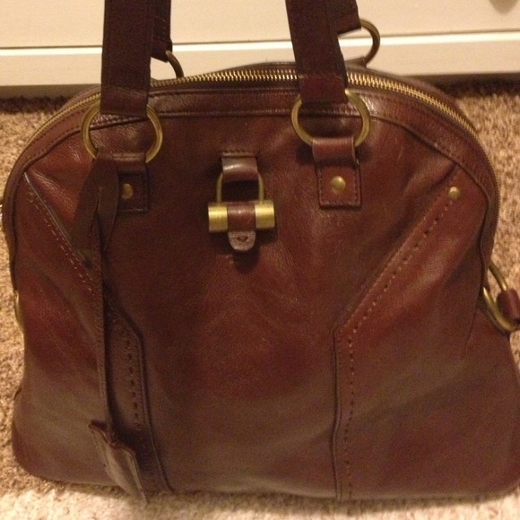 none Handbags - Bordaux leather bag