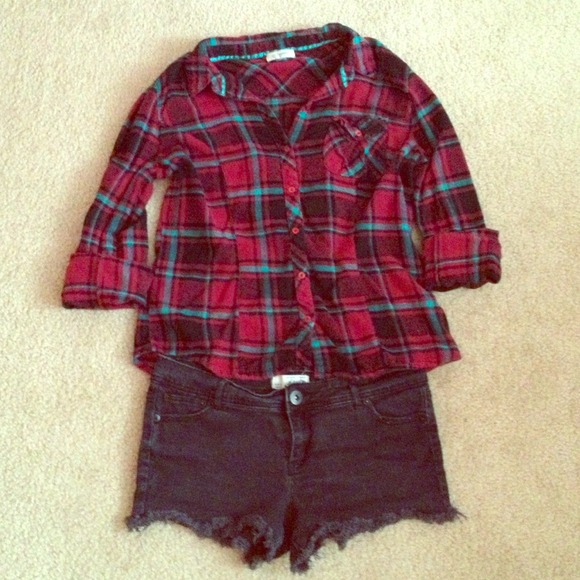 Maroon Flannel
