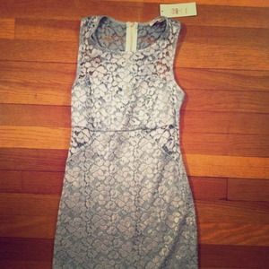 Mint Green Lace Sleeveless Dress