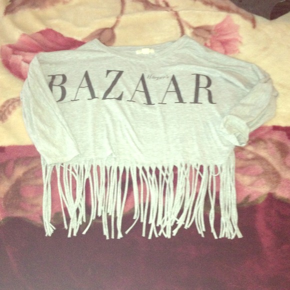 🚫RESERVED🚫fringe bazaar top!